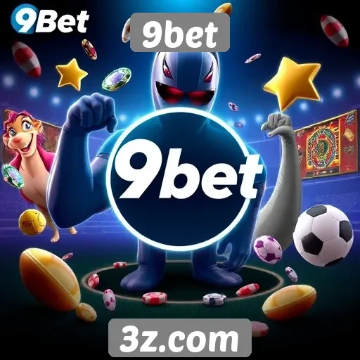 Matriz de jogos disponíveis na plataforma 9bet