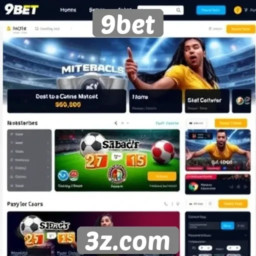 Avaliação da interface do usuário do site 9bet
